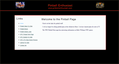 Desktop Screenshot of pinballenthusiast.com